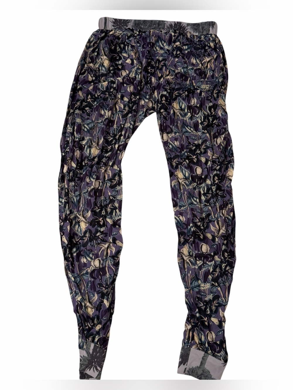 Maaji Purple & Blue Floral Print Joggers